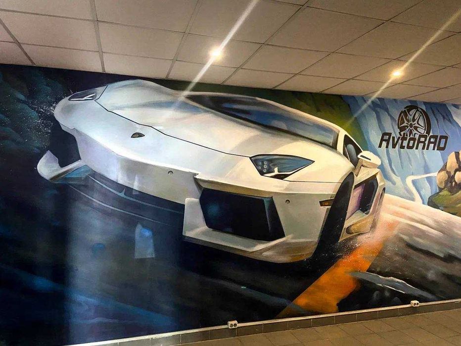 Профессиональная роспись стен | Граффити | Стритарт | Художник | Мурал