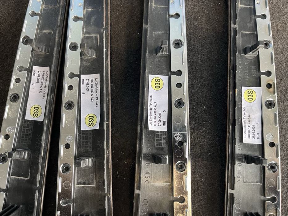 Комплект интериорни лайсни AUDI Q5 8R комплект дървени