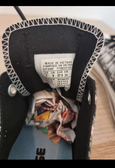 Striped Converse