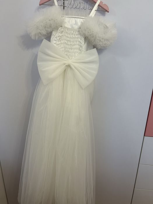 Rochie fetite nunta  tull 7-10 ani