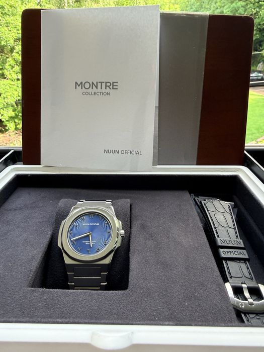 Montre Slim 38 Blue Dial – Full Set