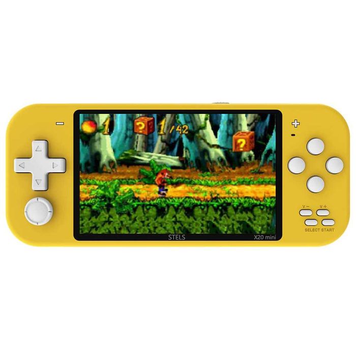 Конзола за игри STELS X20 Mini с 10 000 ретро игри, Super Mario, 4.3 инча, 6 цвята