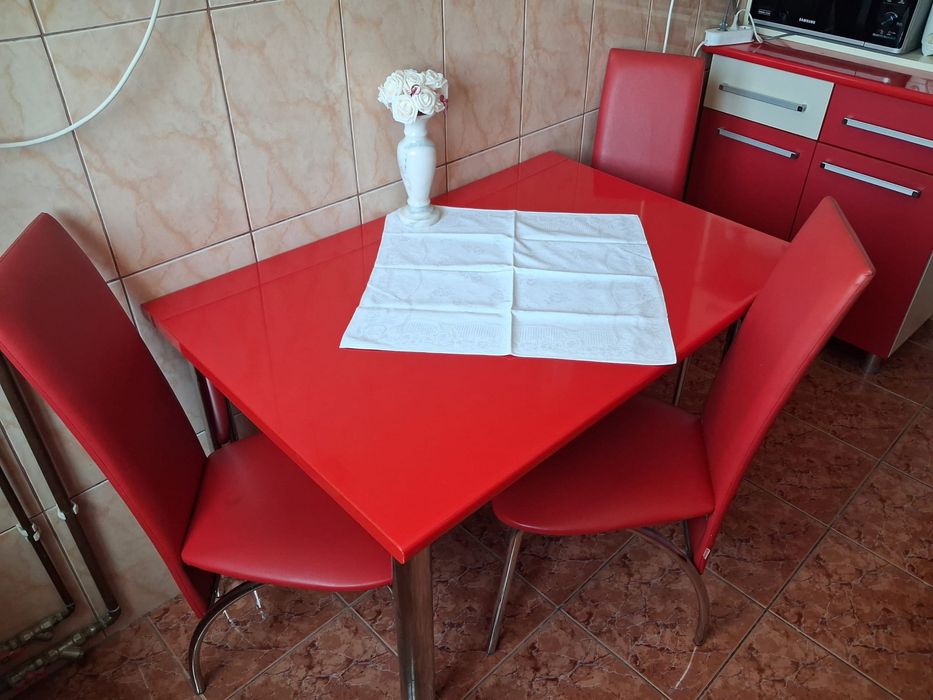 Bucatarie cuptor electric+plita gaz