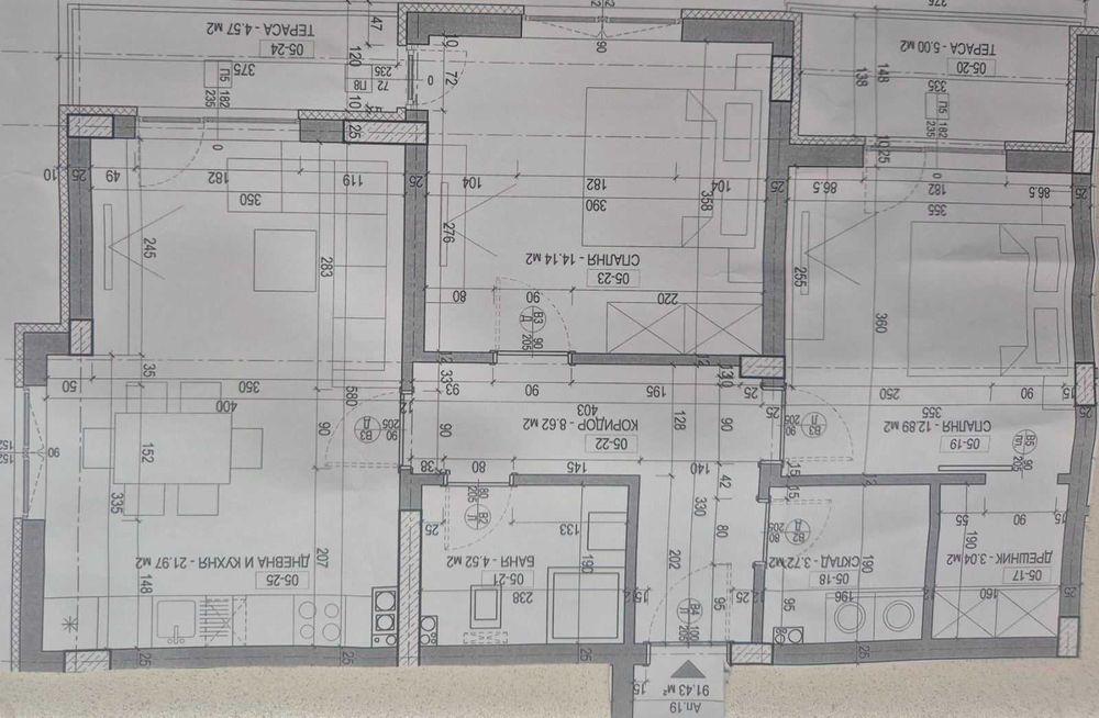 Продава се Многостаен апартамент в Свиленград - 100 кв.м за 900 €/кв.м - Снимка #1