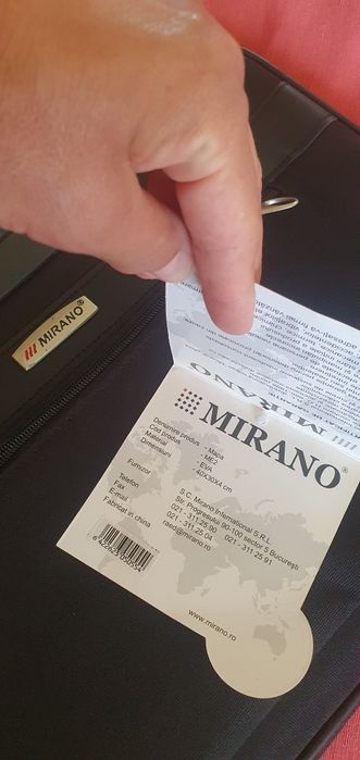 Geanta laptop 40×30×4 noua negru Mirano