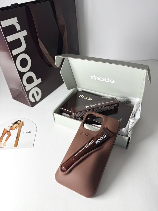 Rhode калъфи и Rhode гланцове Оригинал Rhode iPhone Case + Lip Gloss