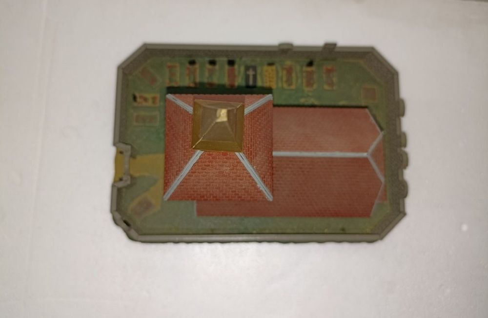 Macheta 1:87 cladire biserica trenulet electric scara HO