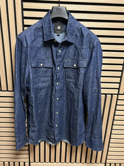 G Star RAW : 3301 Slim Shirt - НОВА размер ХЛ / Оригинал