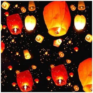 Небесные фонарики желание