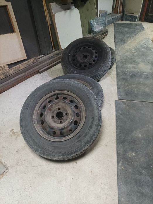 4 броя гуми с джанти 14цола  4x100