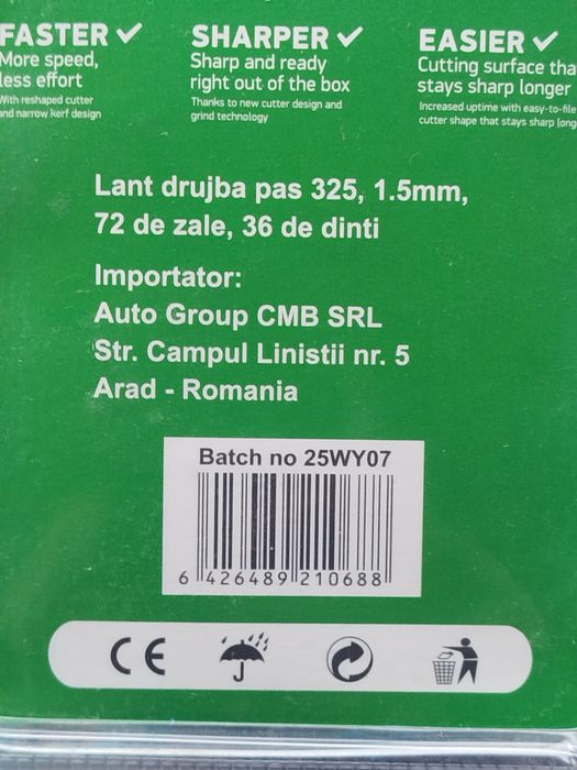 Lanțuri de drujba noi  32 și 36 dinți