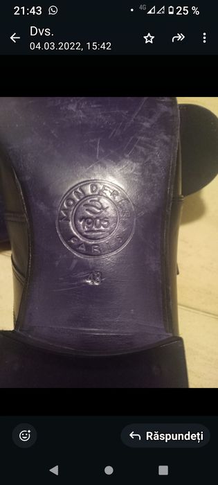 vând pantofi lucrați manual