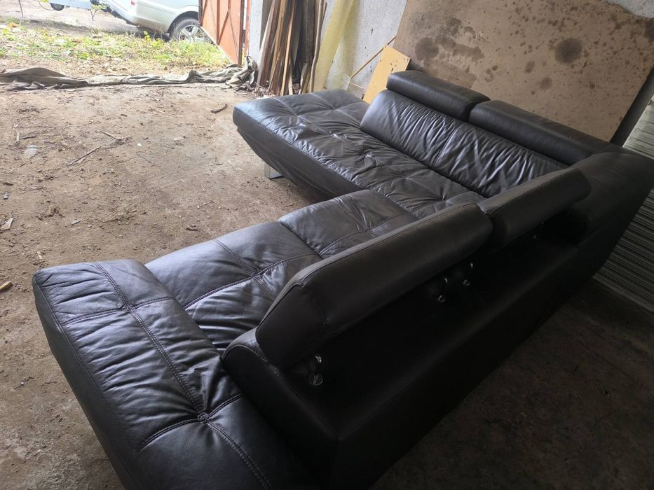 Кожен диван естествена кожа