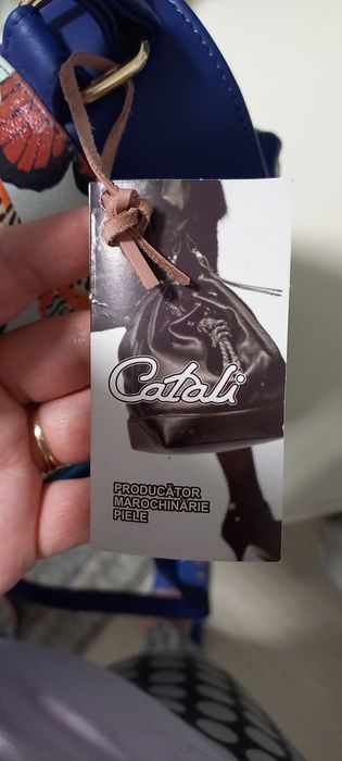 Geanta din piele naturala