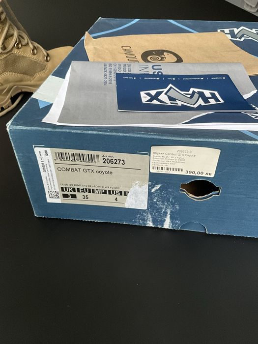 Дамски Детски Тактически обувки HAIX Combat GTX coyote 35 номер