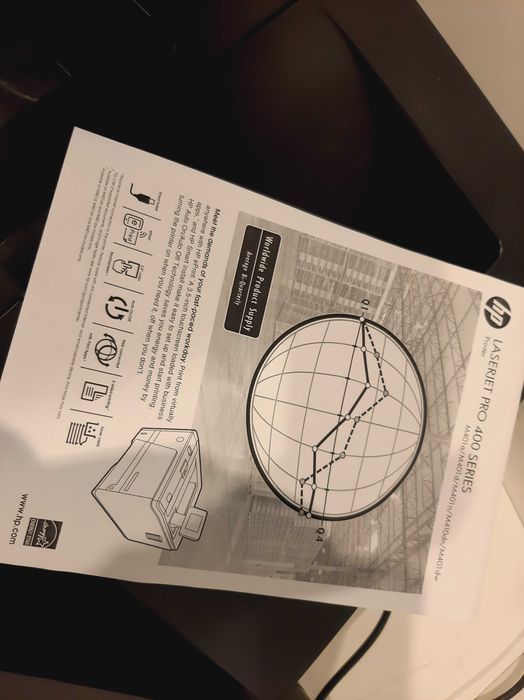 Принтер лазерный HP LaserJet Pro 400 M401a, ч/б, A4