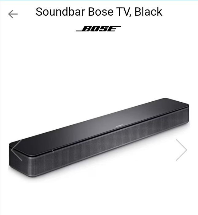 Soundbar Bose claritate și bass puternic