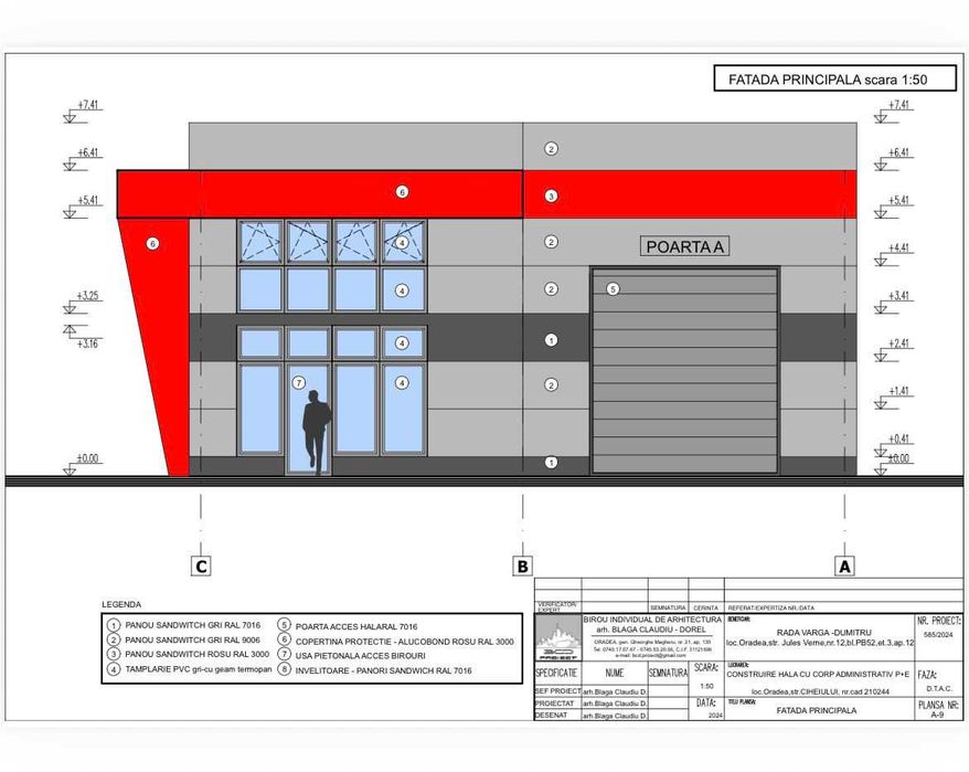 Hala noua , birouri, zona centura Oradea