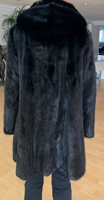 Шуба цельная норка
