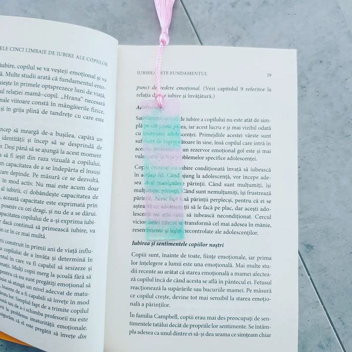 Semn de carte din rasina epoxidica