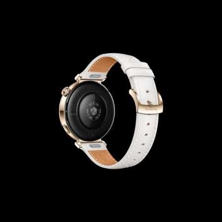 Смарт часовник HUAWEI Watch GT 5 бяла кожена каишка