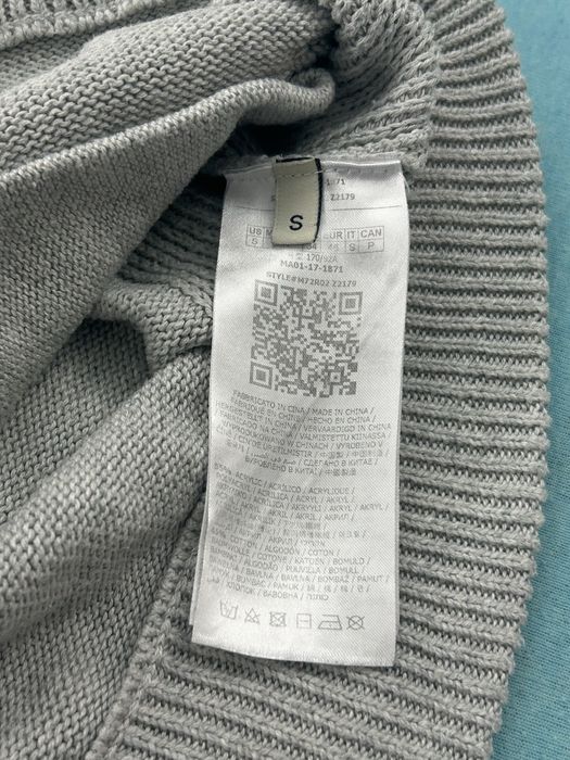 Hanorac gri cu fermoar și glugă Guess original