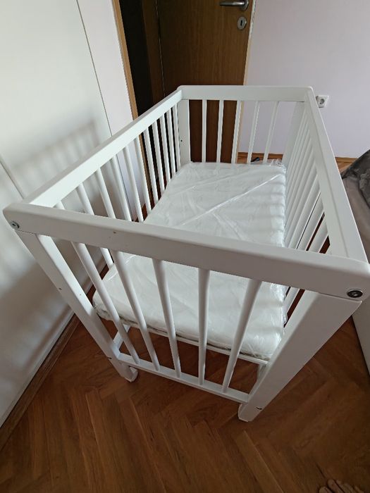 NINA 2 бебешка кошара NEXT TO ME с матрак 40X80 см