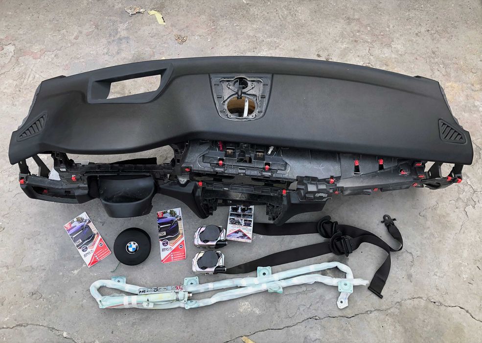 BMW x5 x6 f15 f16 e70 e71 kit airbag volan pasager plansa bord g05 g06