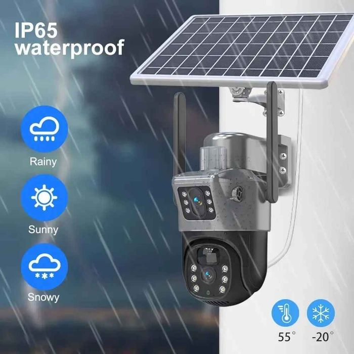 Cameră de Supraveghere 4G cu Panou Solar +Card 32 gb Cadou!!