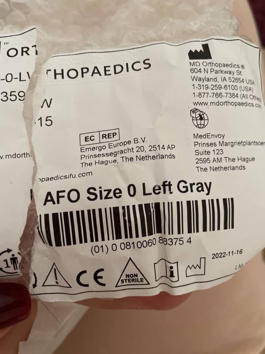 Брейсы Митчелл (Mitchell), размер 4(13 см) оригинал