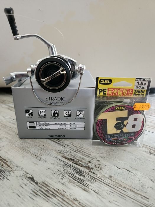 HEARTY RISE DEEP BLUE Shimano stradic 4000