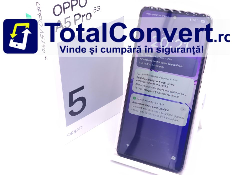 Oppo A5 Pro 5G 256GB Black Brown 8GB Dual, Garantie 24 luni | #D91976