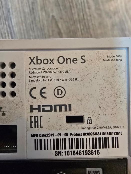 Consola MICROSOFT Xbox One S 1TB, alb -P-