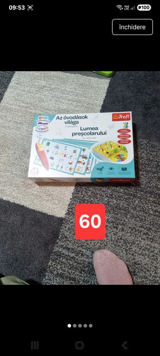Vând carte alfabet si un joc