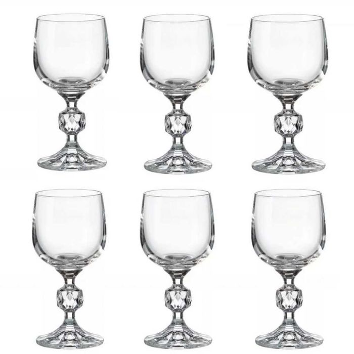 Комплект ot 6 чаши за аперитив със столче Bohemia Sterna, 150мл