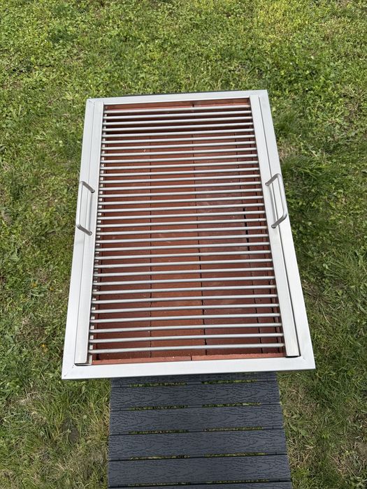 Grill inox 600x400 mm pentru gratar din inox