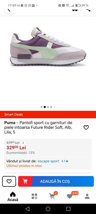 Adidasi Puma 40.