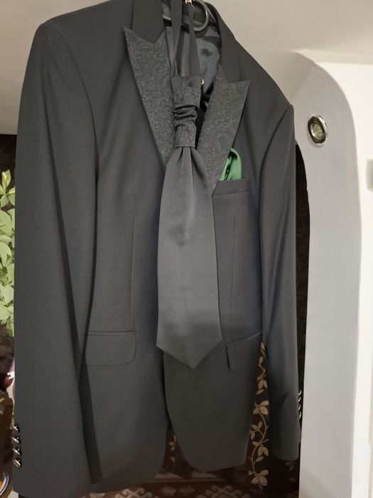 Costum barbati negru complet Daniel Gianni