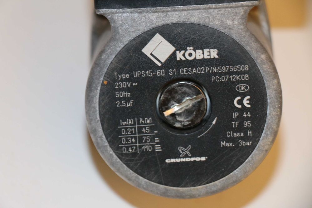 Pompa Kober Grundfos UPS 15-60 S1 CESA02 centrala Motan