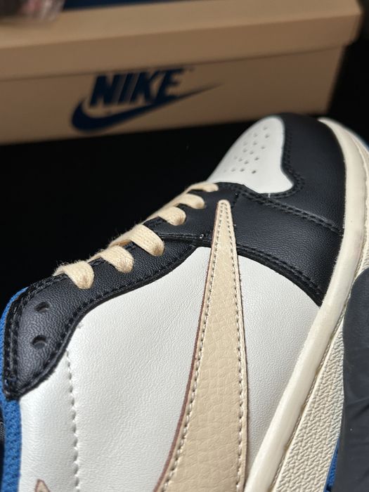 jordan 1 low fragment blue travis