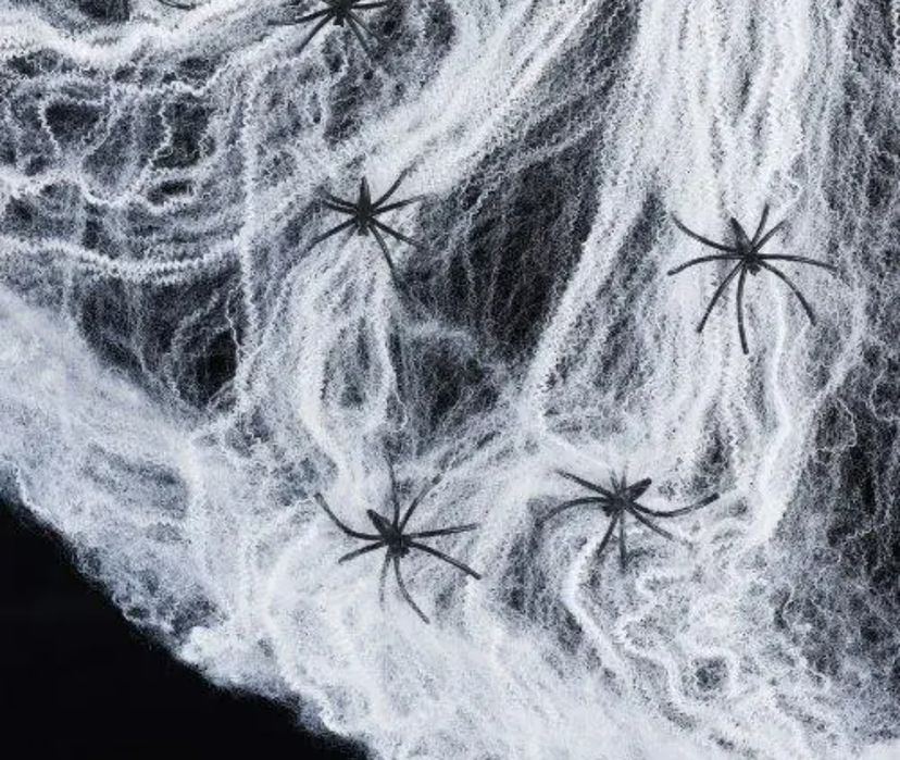 Паутины Хэллоуин покрывает 5кв м.