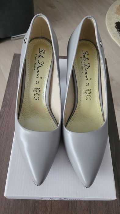 Pantofi stiletto cu toc gros-Solo Donna-Benvenutti