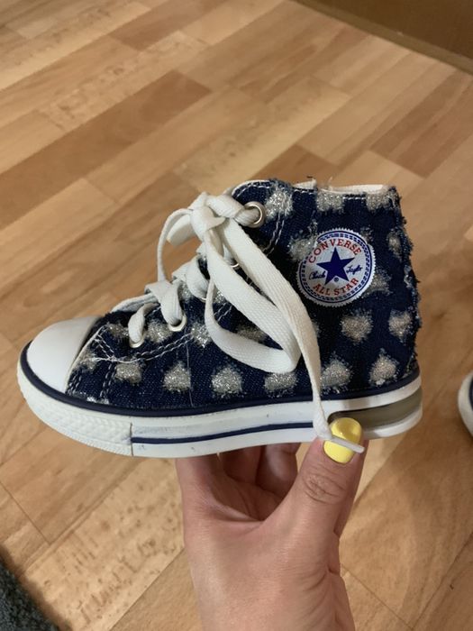 Джинсовые кеды Converse