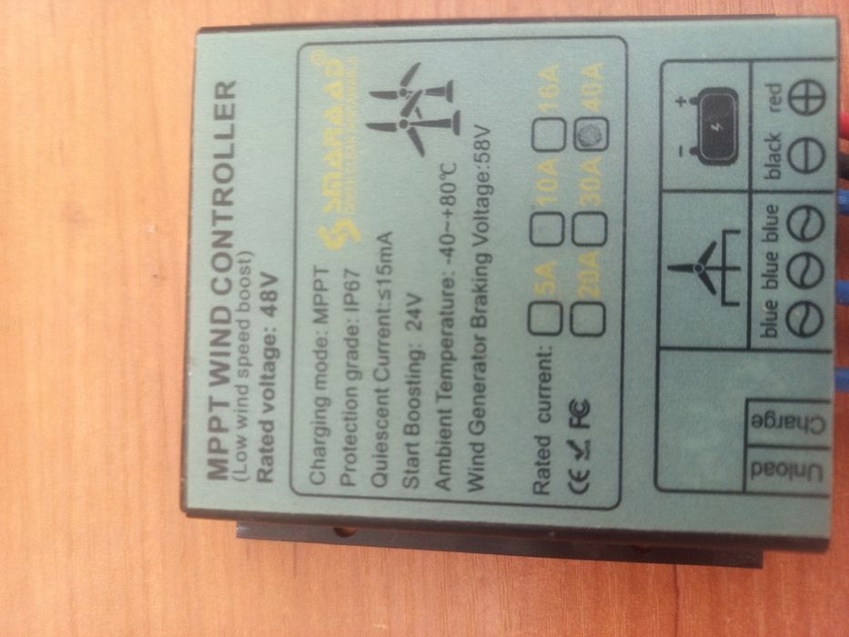Mppt контроллер заряда батареи и скорости ветровика