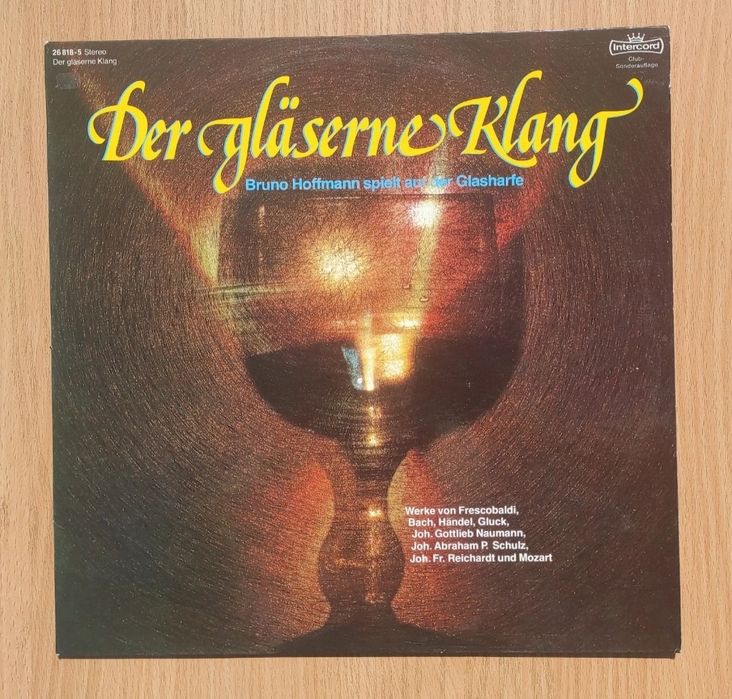 Bruno Hoffmann – Der Gläserne Klang LP 1979 Intercord Glass Harp