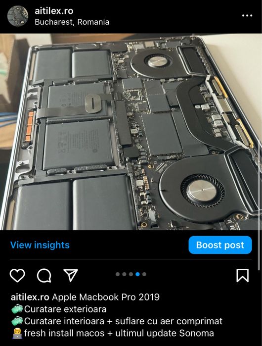 Servicii curatare laptop/desktop windows/mac