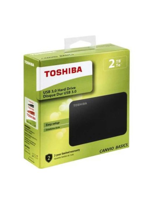 Внешний Toshiba Canvio Basics / 2 ТБ /USB 3.0/5400 об/мин /до 5 Гбит/с