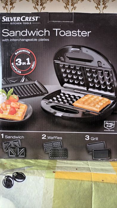 Тостер 3 в 1 Silver crest  750 w