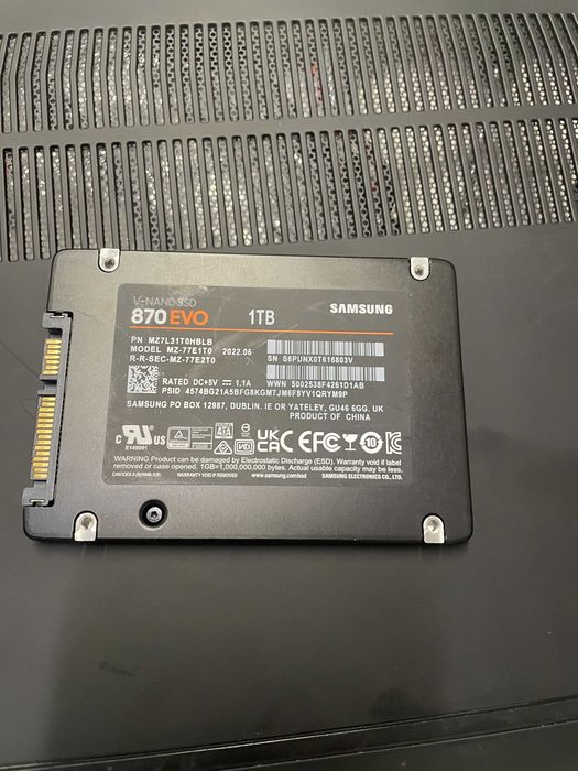SSD SATA 2.5 Samsung 870 EVO 1 Tb, garantie 6 luni