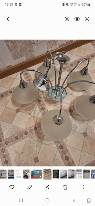 Люстра подвесная